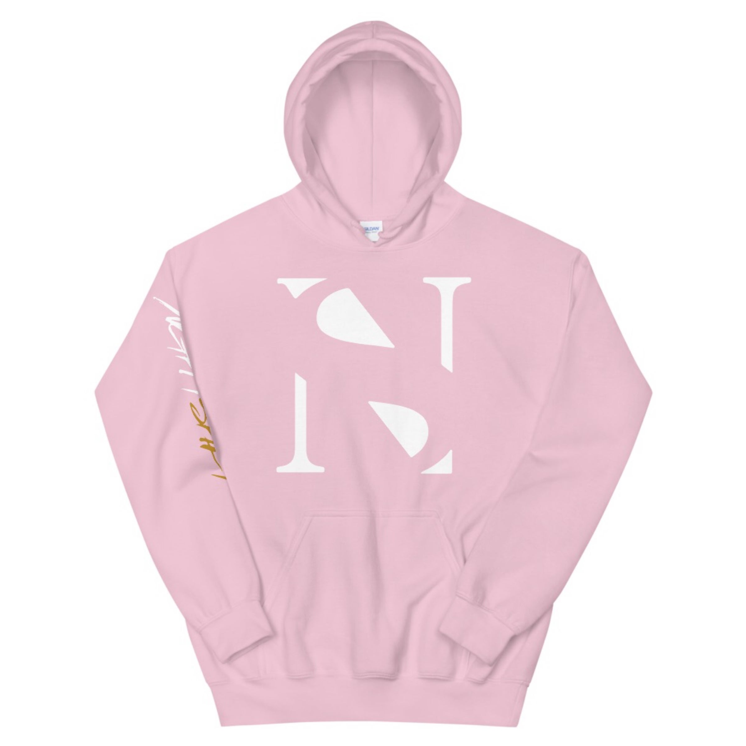 Large pink hoodie shop